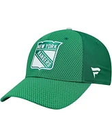 Fanatics Men's Kelly Green New York Rangers Authentic Pro St. Patrick's Day Flex Hat