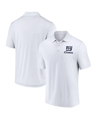 Fanatics Men's White New York Giants Vintage Polo Shirt