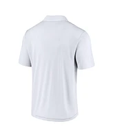 Fanatics Men's White New York Jets Lockup Polo Shirt