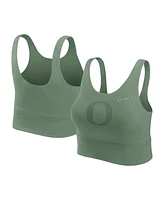 Nike Women's Green Oregon Ducks Performance Longline Sports Bra