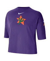 Nike Women's Purple Phoenix Suns 2024/25 City Edition Courtside Boxy T-Shirt