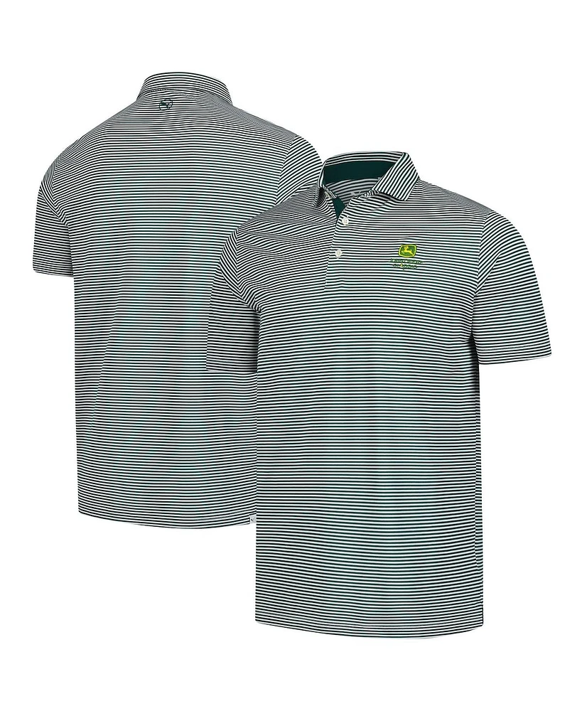 Puma Men's Hunter Green John Deere Classic Isle Pique Polo Shirt
