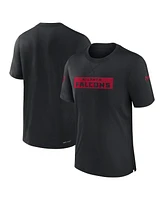 Nike Men's Black Atlanta Falcons Sideline Player Performance T-Shirt