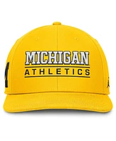 Jordan Men's Maize Michigan Wolverines Athletics Pro Adjustable Hat