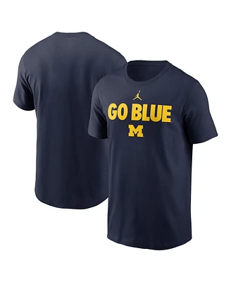 Jordan Men's Navy Michigan Wolverines Mantra T-Shirt