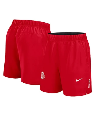 Nike Men's Scarlet Ohio State Buckeyes Primetime Woven Victory Performance Shorts