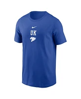 Nike Men's Royal Kentucky Wildcats 2-Hit Stacked T-Shirt
