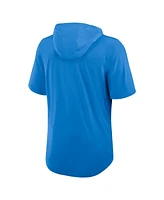 Nike Men's Powder Blue Los Angeles Chargers Lockup Tri-Blend Hoodie T-Shirt