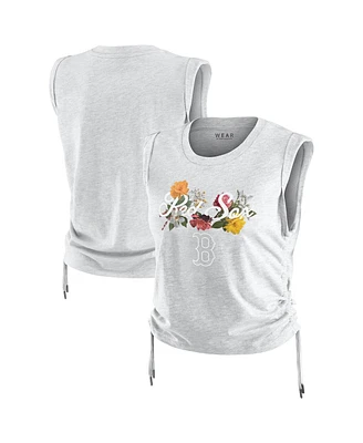 Wear by Erin Andrews Women's Heather Gray Boston Red Sox Cinched Tank Top