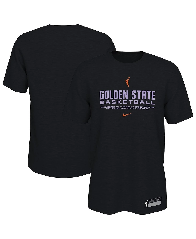 Nike Men's Black Golden State Valkyries On-Court Legend Essential Practice Performance T-Shirt