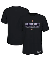 Nike Men's Black Golden State Valkyries On-Court Legend Essential Practice Performance T-Shirt
