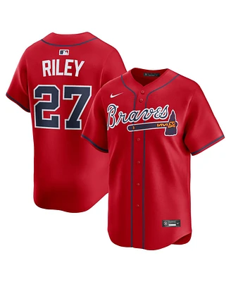 Nike Men's Austin Riley Red Atlanta Braves Alternate Limited Player Jersey