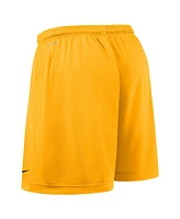 Nike Men's Black/Gold Iowa Hawkeyes 2025 Sideline Reversible Performance Shorts