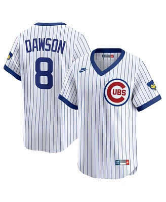Nike Men's Andre Dawson White Chicago Cubs Throwback Cooperstown Collection Limited Jersey