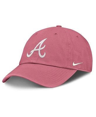 Nike Men's and Women's Pink Atlanta Braves Club Adjustable Hat