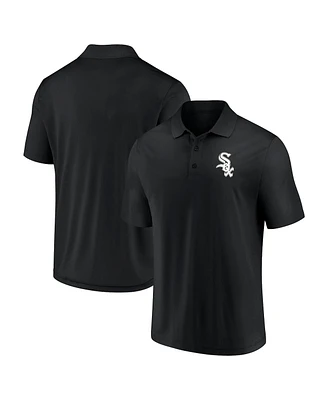 Fanatics Men's Black Chicago White Sox Primary Logo Polo Shirt