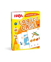 Haba Logic Case Extension Set: Animals, Travel Games, Car Games for Kids Ages 4-8, Toddler Flash Cards, Educational Puzzle Games & Brain Teasers