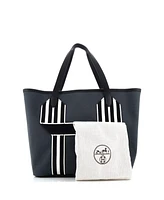 Pre-Owned Hermes Pursangle Tote Canvas with Leather