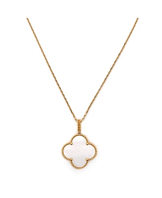 Pre-Owned Van Cleef & Arpels Magic Alhambra Long Necklace 18K Gold and Mother of Pearl