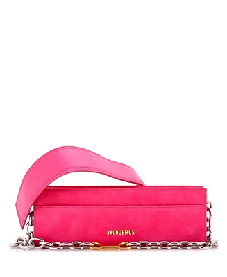 Pre-Owned Jacquemus Le Ciuciu Shoulder Bag Suede