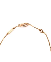 Pre-Owned Van Cleef & Arpels Sweet Alhambra Heart Bracelet 18K Rose Gold with Carnelian