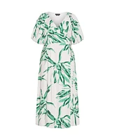 City Chic Plus Leilani Maxi Dress