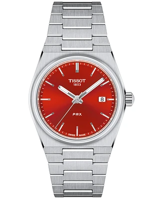 Tissot Women's Swiss Prx Quartz Stainless Steel Bracelet Watch 35mm