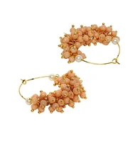 Sohi Cluster Hoop Earrings