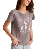 Lucky Brand Women's Alanis Morissette Classic Cotton Crewneck T-Shirt