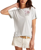 Lucky Brand Women's Graphic-Print Cotton Crewneck T-Shirt