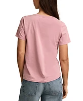 Lucky Brand Women's Celestial Floral Butterfly Cotton Classic Crewneck T-Shirt