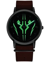Citizen Eco-Drive Men's Star Wars Ahsoka Tano Brown Leather Strap Watch 41mm