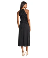 Donna Morgan Women's Sleeveless Halter Maxi Dress