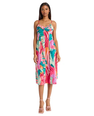 Donna Morgan Women's Sleeveless V-Neck Dress