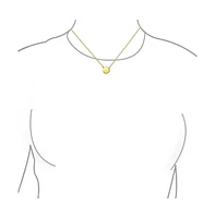 Bling Jewelry Minimalist Round Circle Disc Geometric Pendant Necklace Gold Plated .925 Sterling Silver