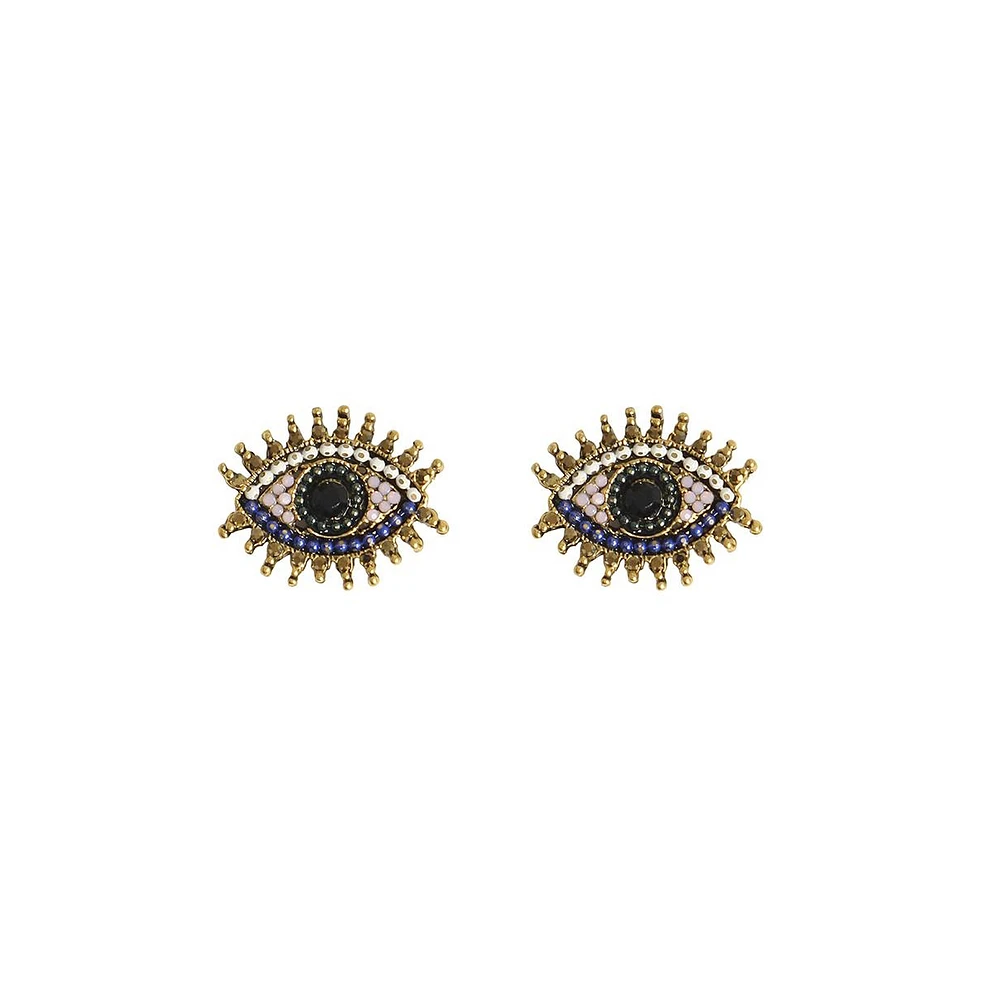 Sohi Evil Eye Stud Earrings