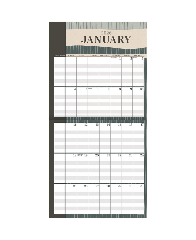 2026 Parent Planner Wall Calendar
