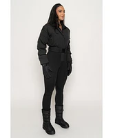Jluxlabel Women's Motion Nylon Jumpsuit