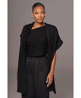 Jluxlabel Women's Soft Life Cable Knit Sweater Top