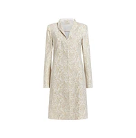Etcetera Women's Floral Jacquard Coat Dreamscape