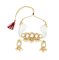 Sohi Mirror-Stone Jewellery Set