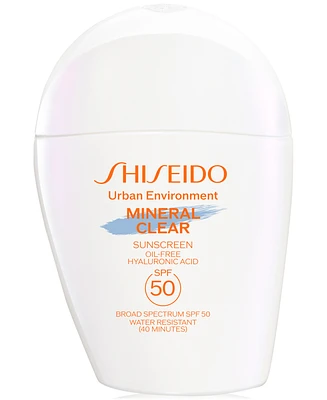 Shiseido Urban Environment Mineral Clear Sunscreen Spf 50