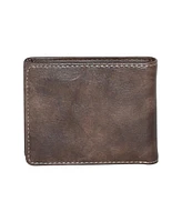 Roots Men's Men Slim Wallet with Center Passcase