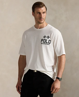 Polo Ralph Lauren Men's Big & Tall Slub Jersey Graphic T-Shirt