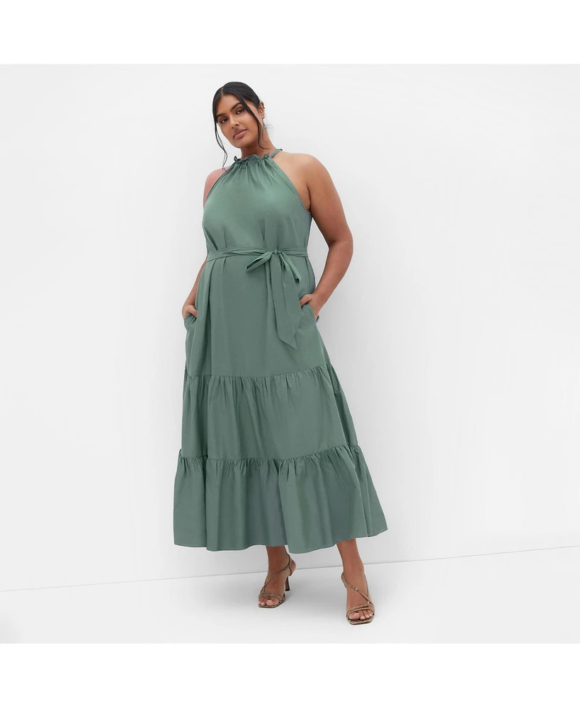 City Chic Plus Kiana Maxi Dress