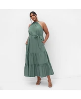 City Chic Plus Kiana Maxi Dress
