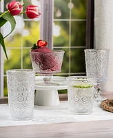 Qualia Glass Cameo All Purpose Goblets, Set of 4