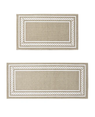 Nautica Rope Border Tufted 2-Pc. Runner Rug Set