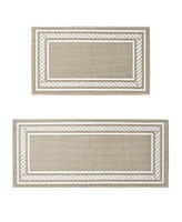 Nautica Rope Border Tufted 2-Pc. Runner Rug Set