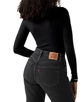 Levi's Women's 501 Curve High-Rise Straight-Leg Jeans